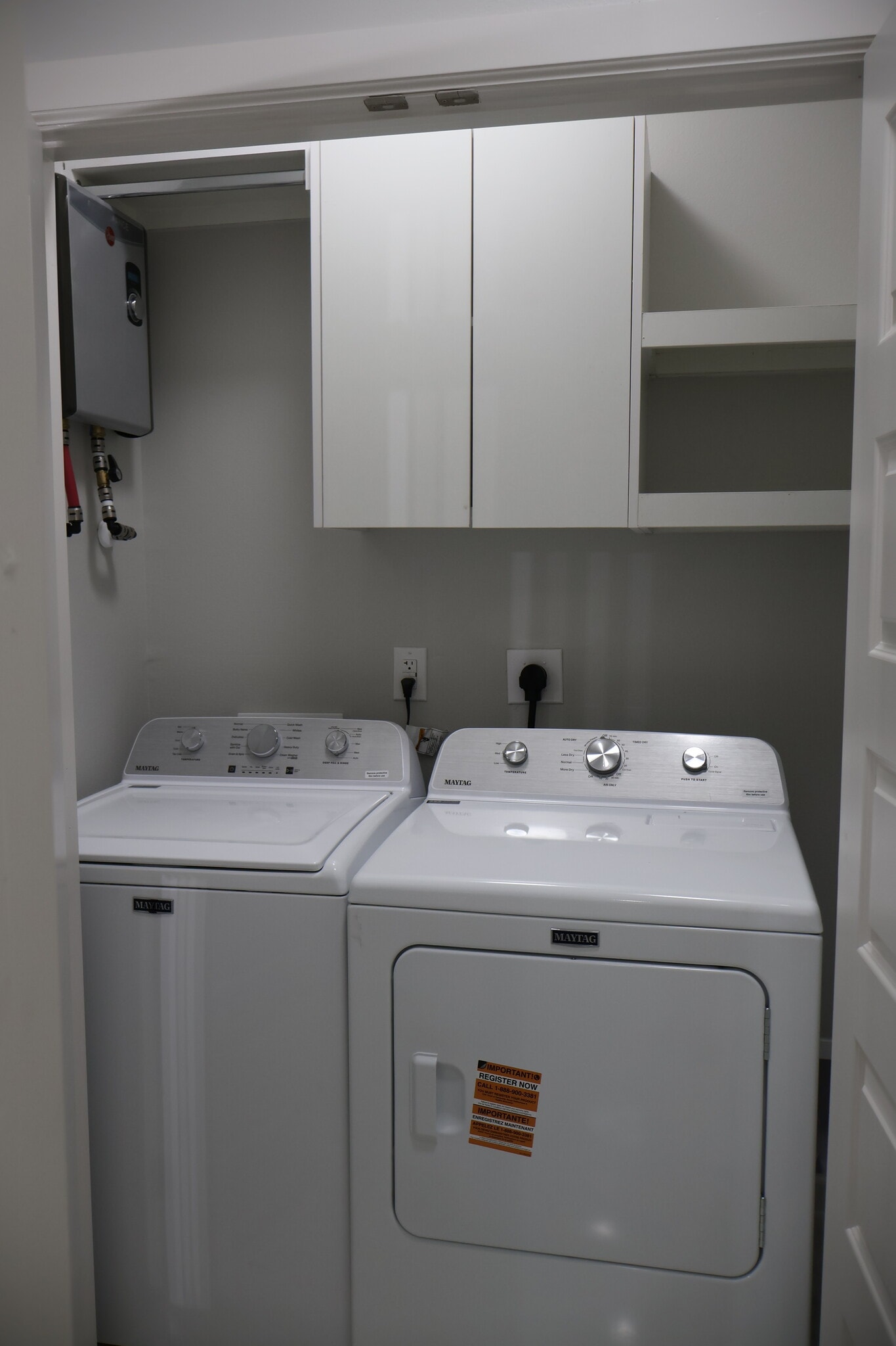 laundry with shelving - 1005 Hidden Hills St