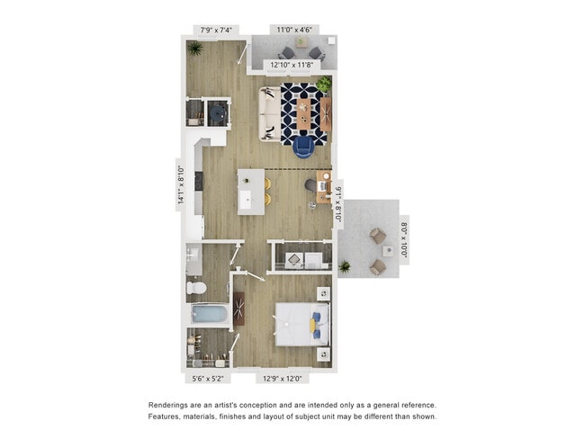 Floorplan - Hamlet Quail Crossing - Homes and Townhomes