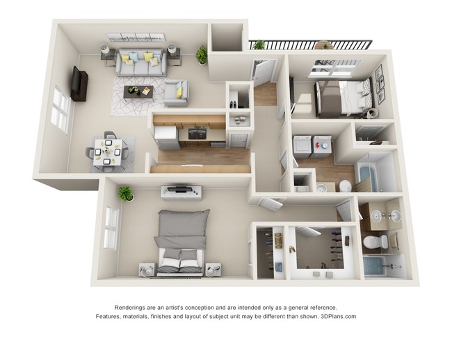 Windfern-Pointe_2x2-866-Sq-ft-Gardenia.jpg - Windfern Pointe Apartments