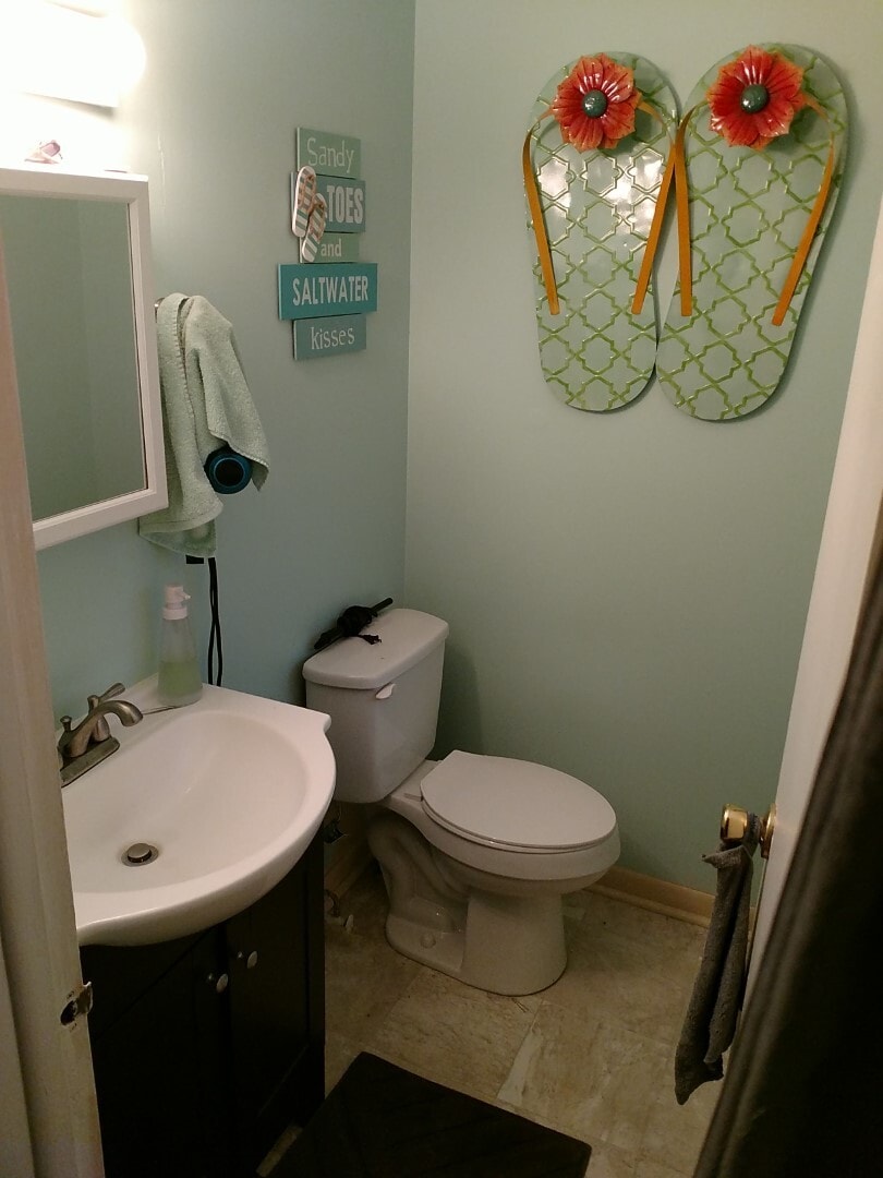 1/2 bath - 120 Sapsucker Woods Road