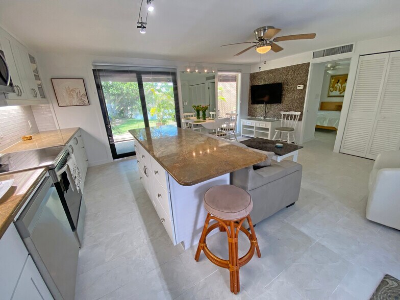 kitchen island-living room - 3B Sandy Cove Rd