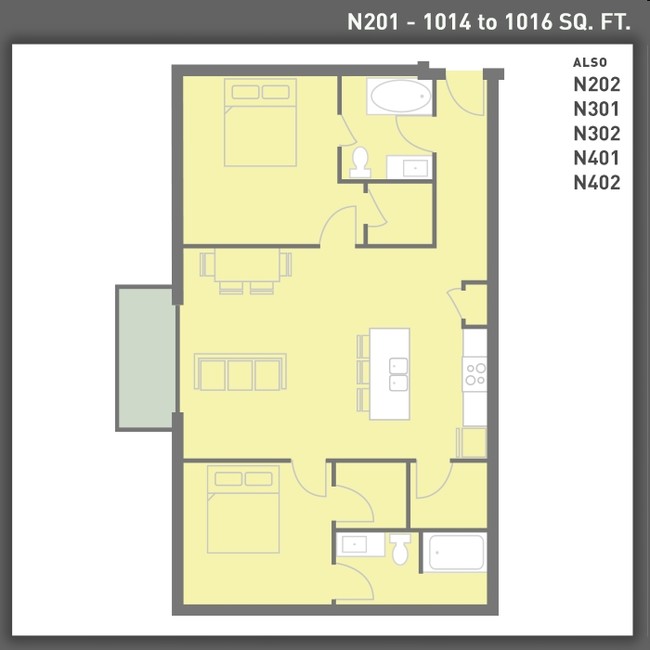 2BR/2BA - Sugar House Apartments By Urbana