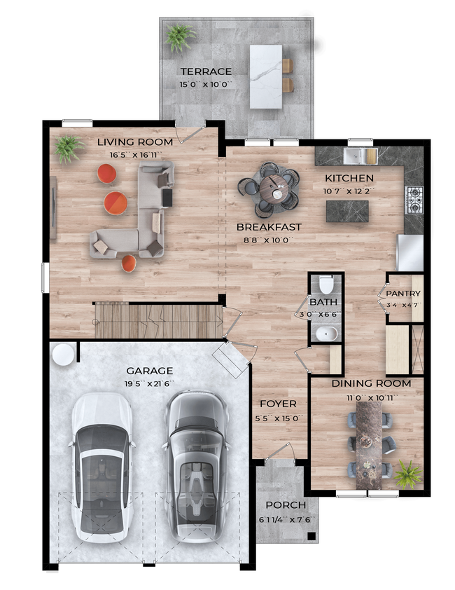 Floorplan - Overlook at Mill Creek