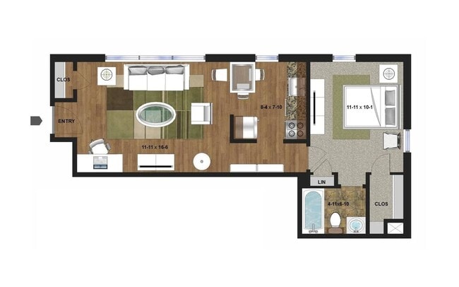 Floorplan - Bryant Ave Apartments | 3013