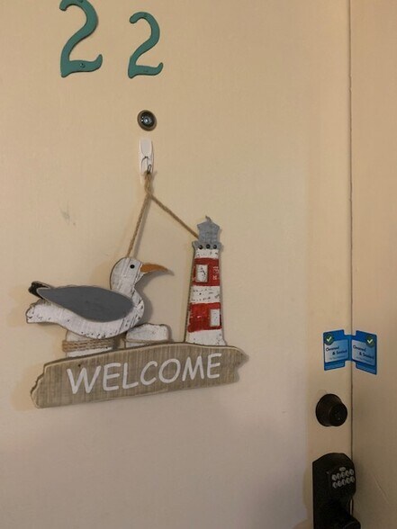 unit entrance - 615 Ocean Blvd