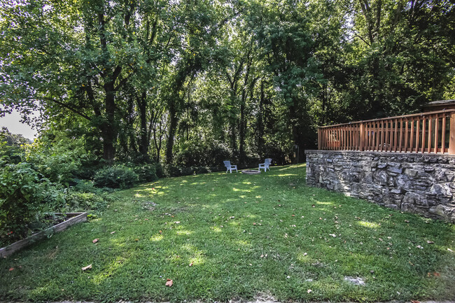 Photo 32. Treed Backyard with Fire Pit - 1623 Lethia Dr