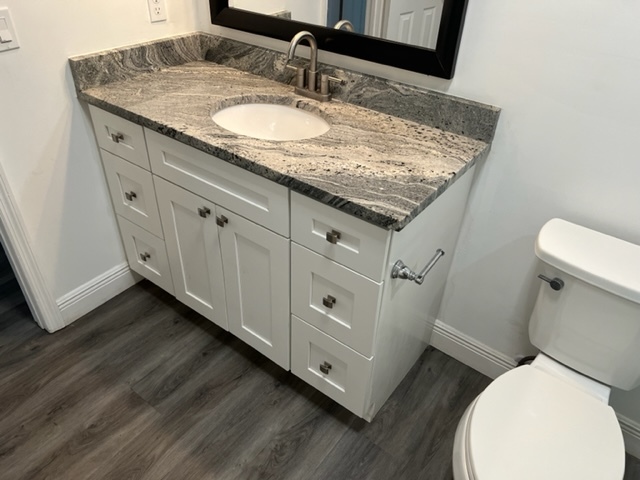 New bathroom vanity with granite counter top - 4896 SE Horizon Ave