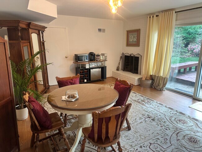 Fireplace in unit - 9308 Cedar Ln