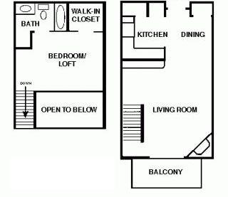 Floorplan - Lake Pointe Apartments