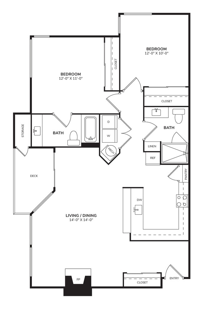 Floorplan - Windsor Juanita Bay