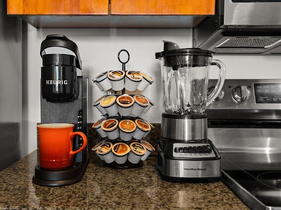 Keurig machine and traditional coffee maker - 1200 Brickell Bay Dr