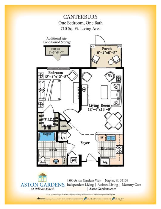 Floorplan - Aston Gardens At Pelican Marsh Senior Living