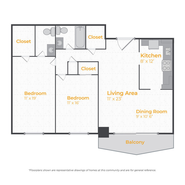 Floorplan - THE VANTAGE APARTMENTS