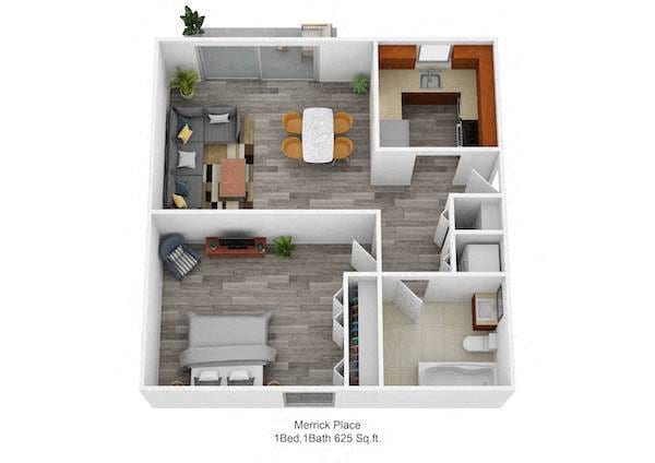 Floorplan - Merrick Place