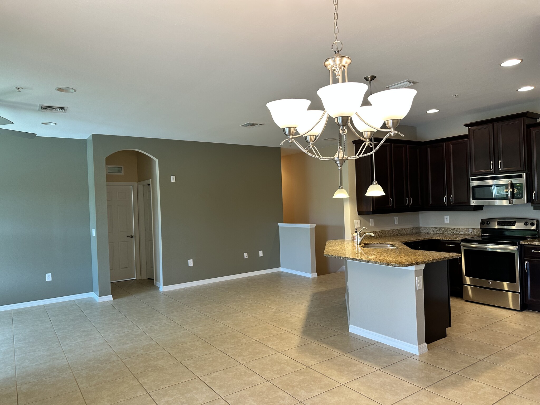 Fresh paint with designer colors, calming accent wall - 127 Explorer Dr