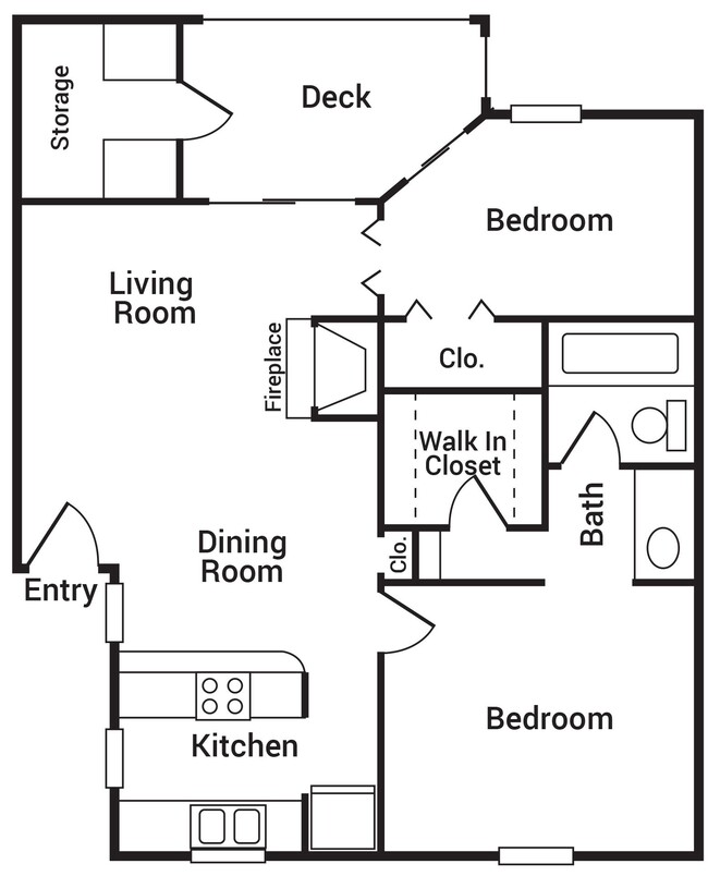 Floorplan - Copper Mill Apartments