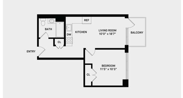 Floorplan - 1134 Fulton Street