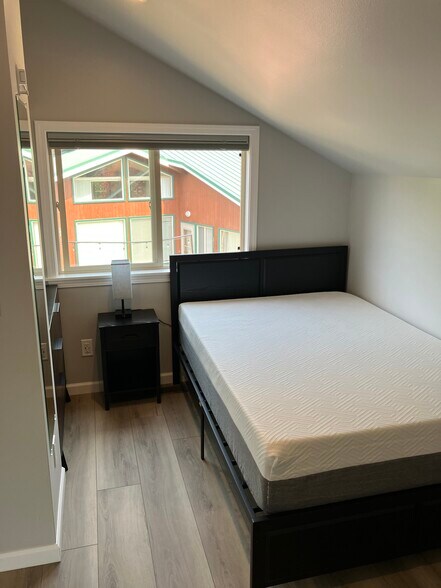 Full Size Platform Bed with Foam Mattress Included - 4120 Stuart Cir