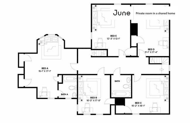 Building Photo - Room in Shared 5 bed/2.5 bath home in Newton Corner