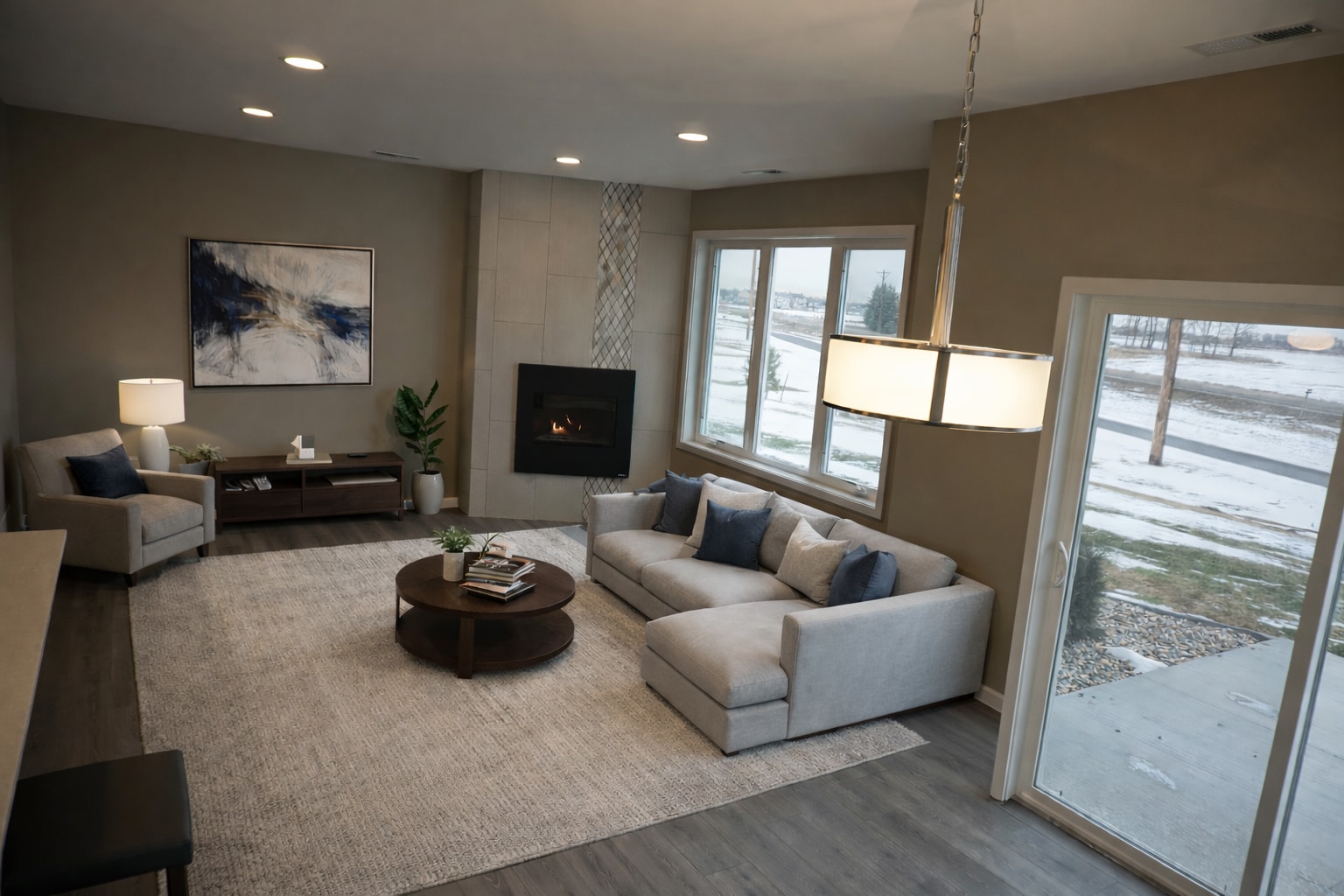 Large living space off the kitchen (virtually staged) - 3805 Stacy Dr