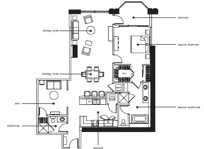1BR/2BA - Gallery Condominiums