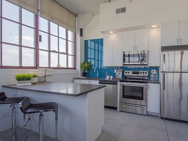 Steelcote Lofts Kitchen - Steelcote Square