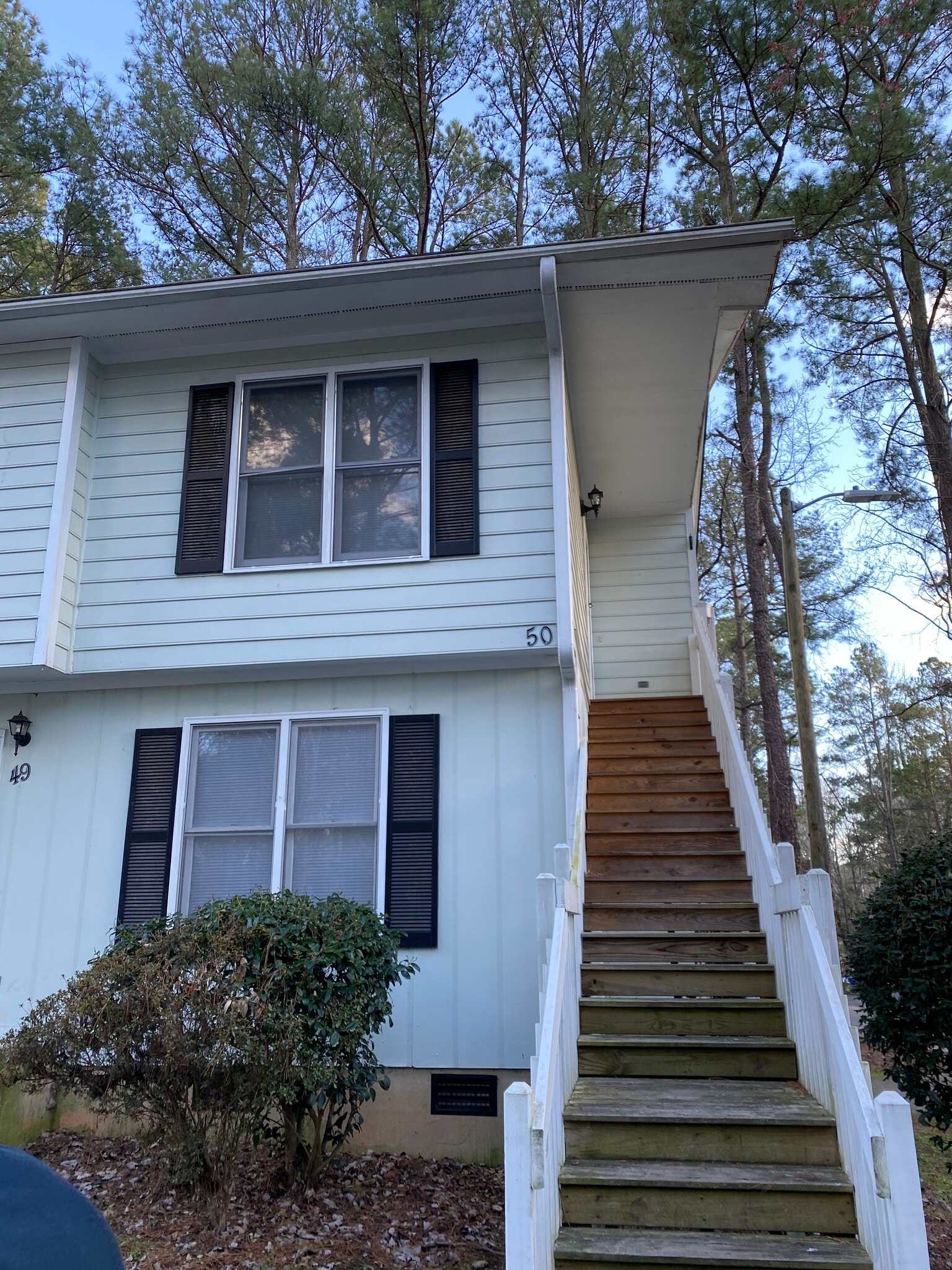 Entry stairs - 121 Westview Dr