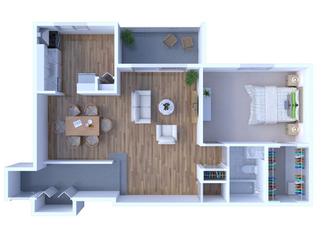 Floorplan - Townley Apartments