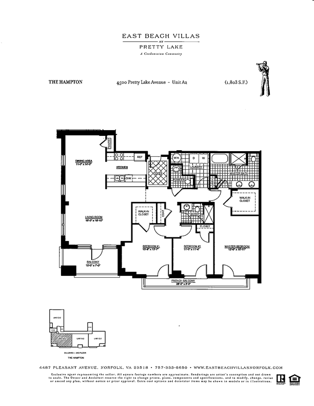 3BR/1.5BA - East Beach Villas