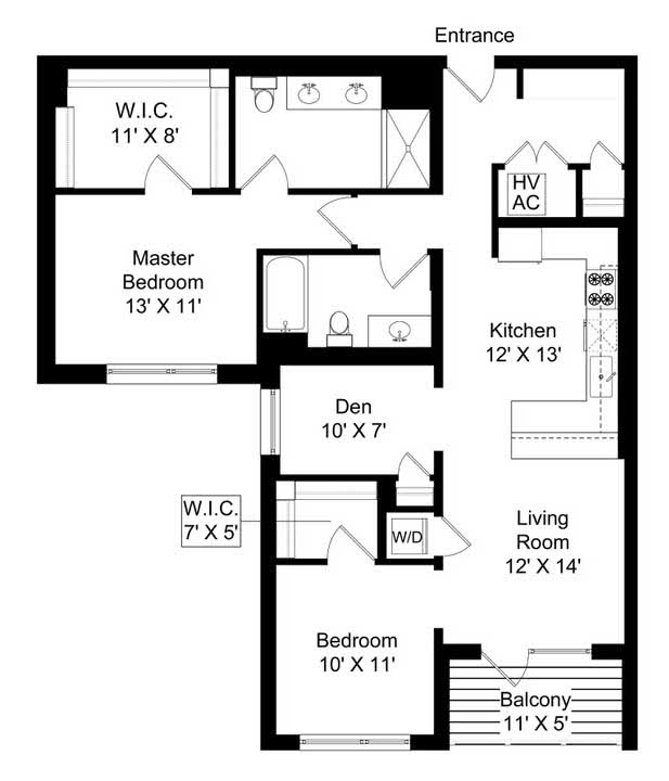 Floorplan - 851 West