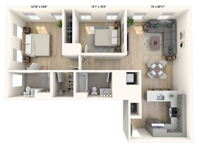 Floorplan - Darien Commons