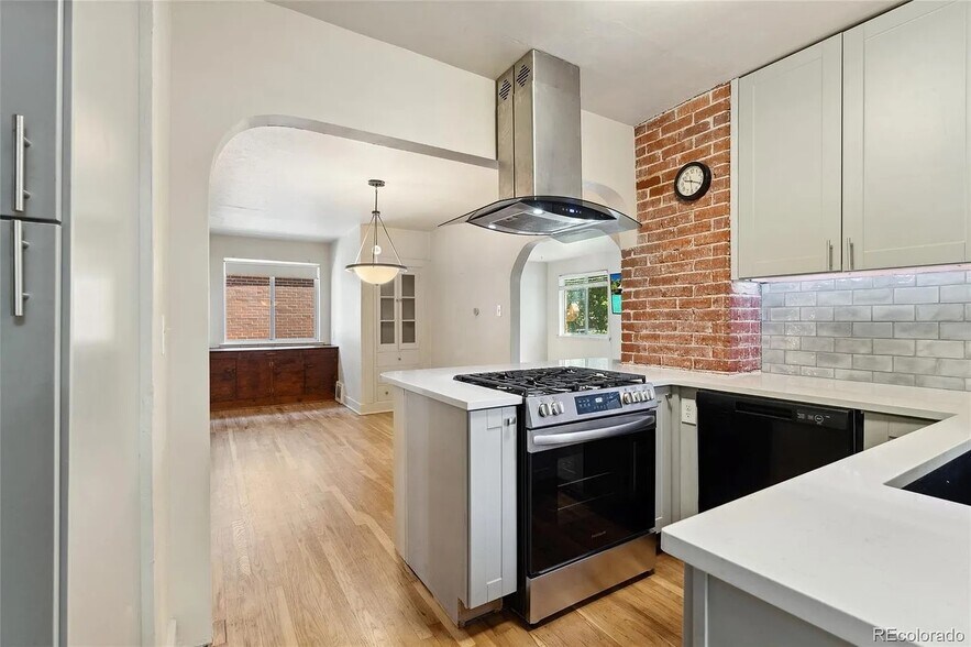 Kitchen into Dining - 521 Harrison St