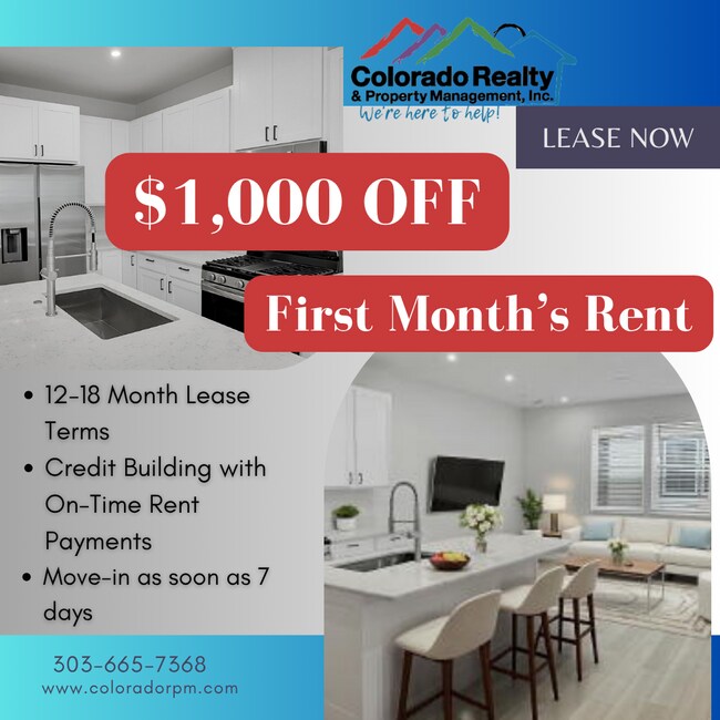 Primary Photo - $2,350- 3 Bed 2.5 Bath Townhome in CO Springs with Central AC, and In Unit Laundry!