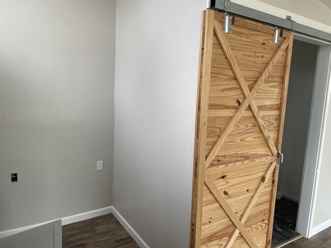 Barn Door to the bathroom - 414 FM 969