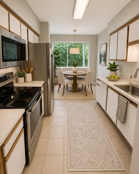 updated kitchen with ss appliances. (new ss dishwasher not shown in this photo) - 10620 SW Davies Rd
