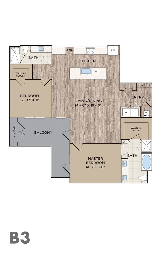 2 BED / 2 BATH - The Westerly