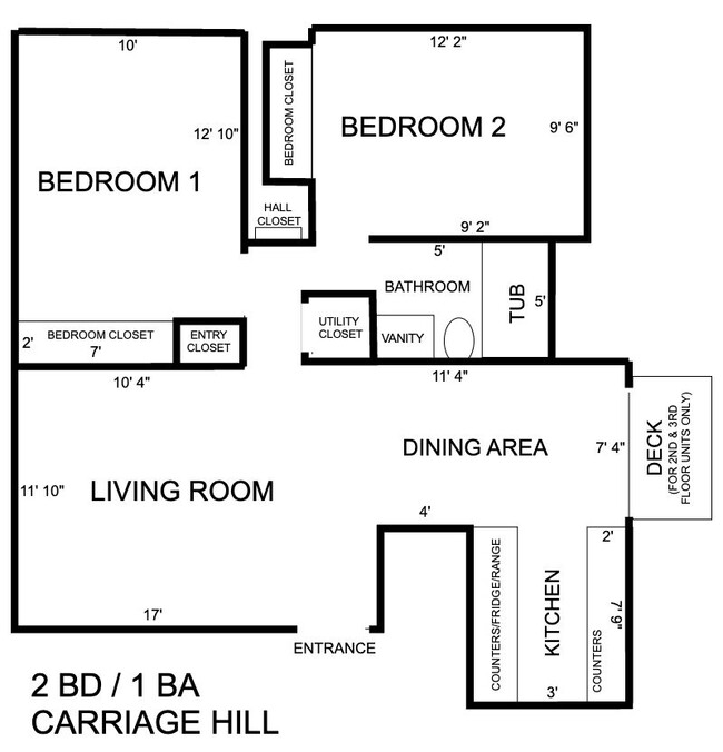 Floorplan - Carriage Hill