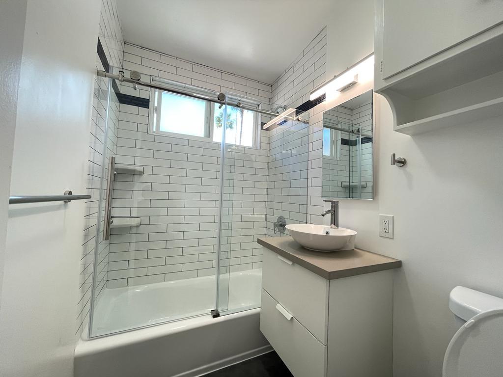 vanity in bathroom - 7855 W Manchester Ave