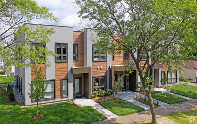 Aerial - Lowry Row Homes
