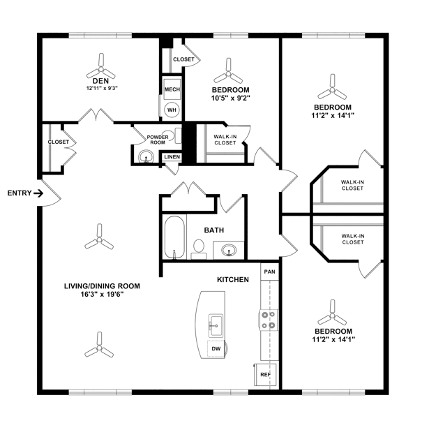 Floorplan - Midtown at Coppin Heights
