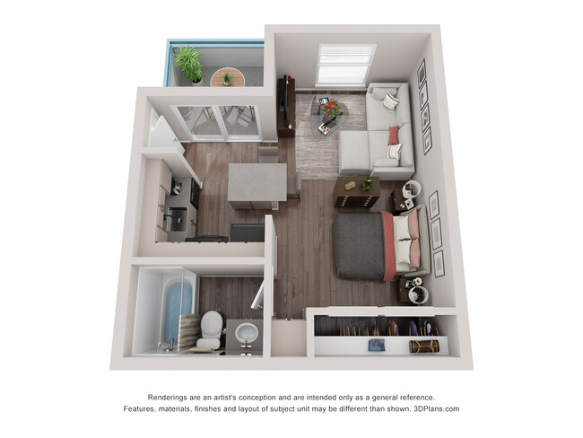 Floorplan - Sage Hill Apartment Homes