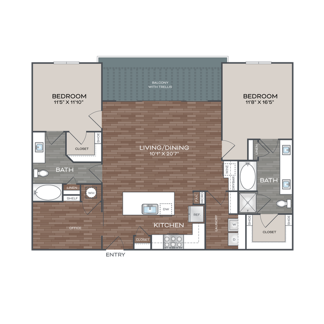 Floorplan - The Quincy at Kierland