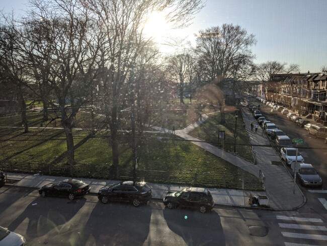 View of park from living room - 401 S 51st St