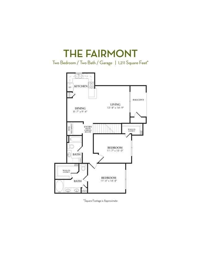 Floorplan - The Langdon on Parmer