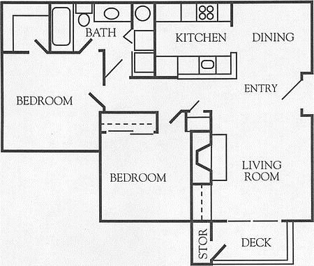 Floorplan - Country Glen Apartments