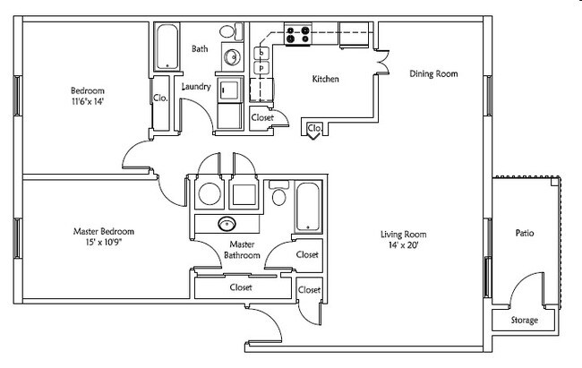 2BR/2BA - Ashton Park Apartments