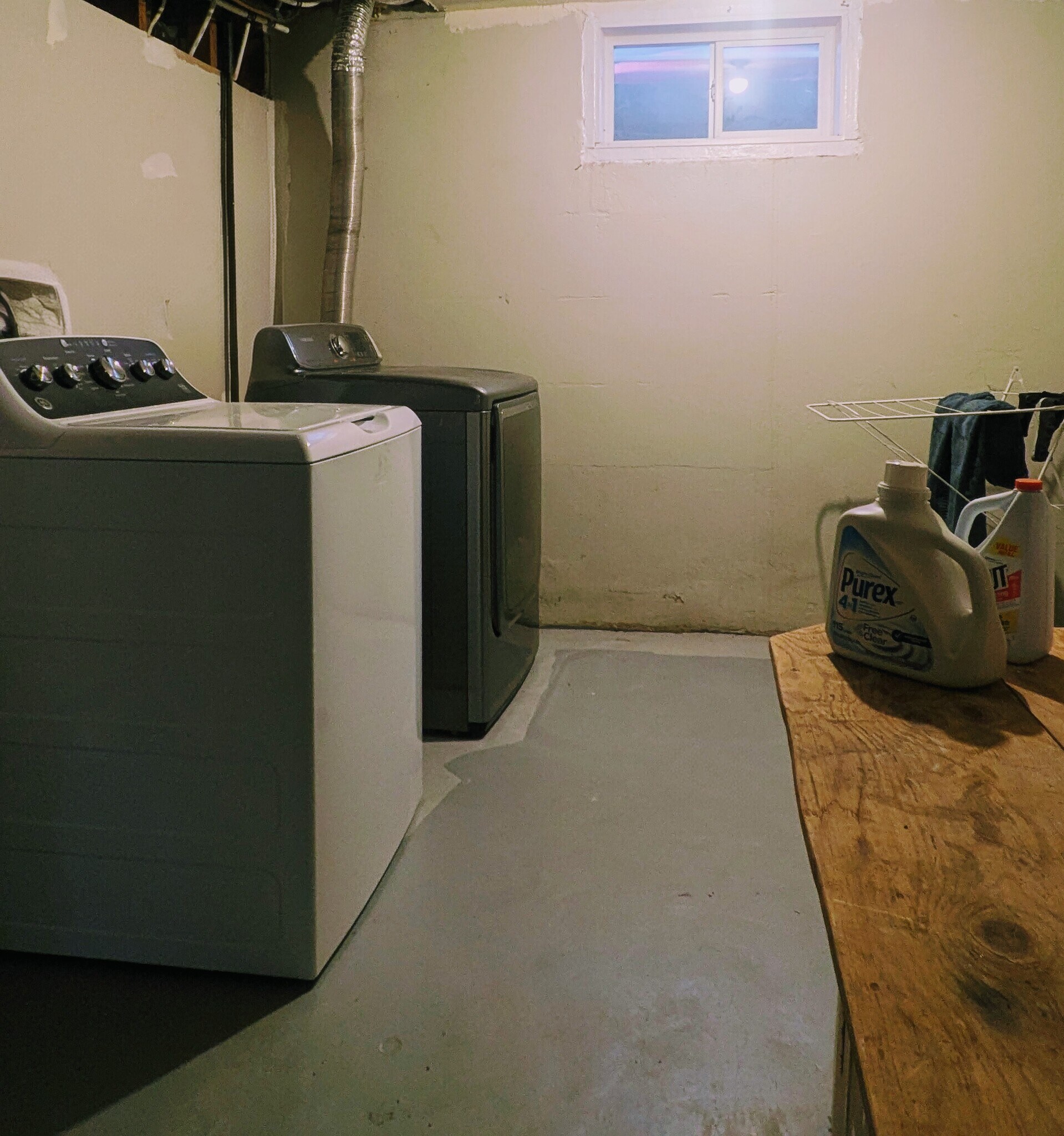 Laundry space, shared with upstairs tenants, separate and secure. - 414 N Avenue E Ave