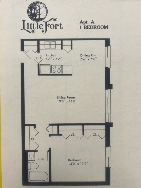 Floorplan - Little Fort Apartments