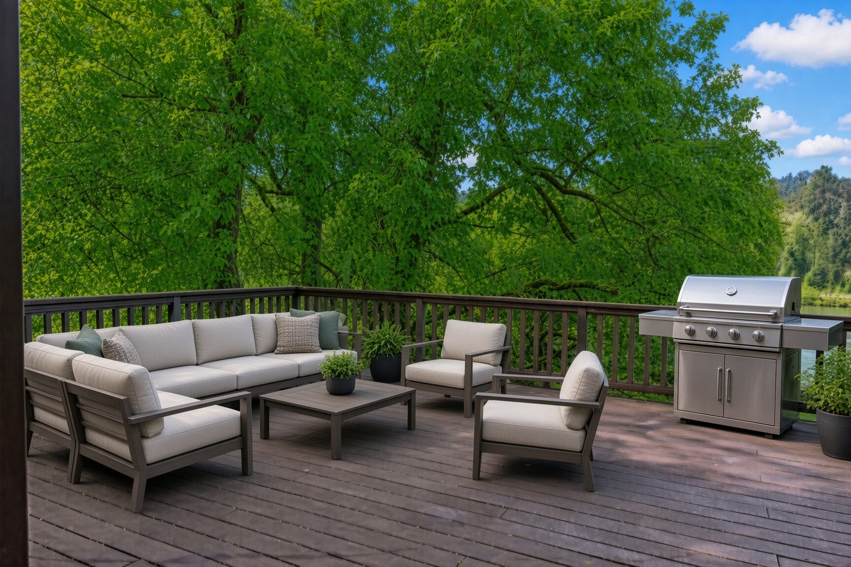 Main Deck - 1645 SE Oak Shore Ln