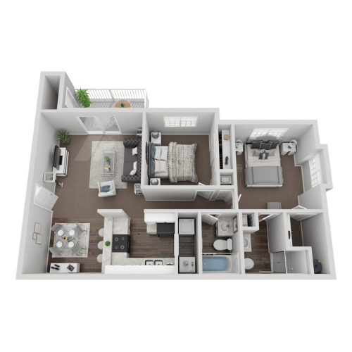 Floorplan - The Overlook at Falls Park